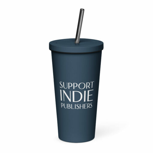 Support Indie insulated cup with a straw