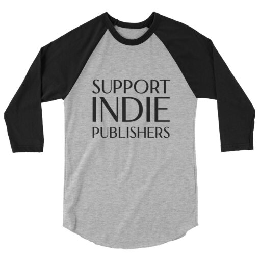 Support Indie 3/4 sleeve raglan shirt