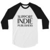 Support Indie 3/4 sleeve raglan shirt - Image 6