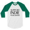 Support Indie 3/4 sleeve raglan shirt - Image 11